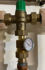 a sample thermostatic mixing valve