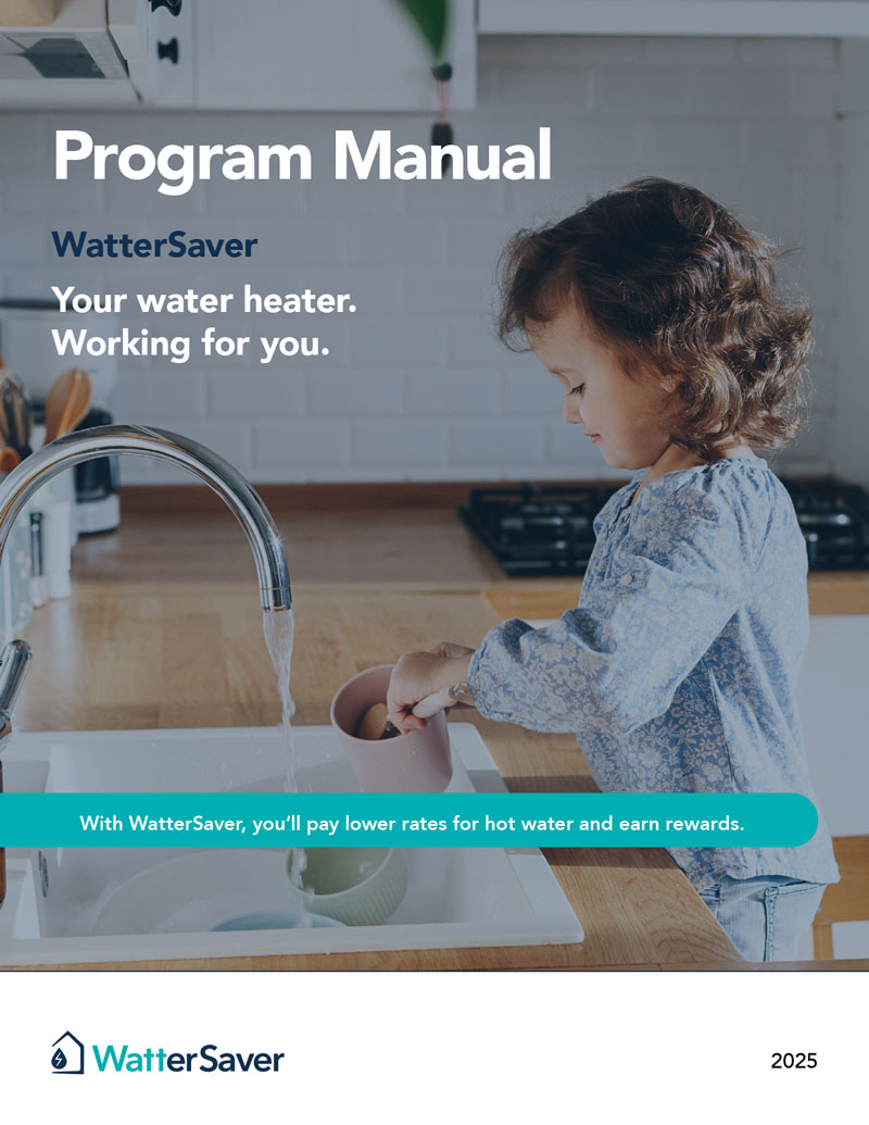 Front cover of the WatterSaver 2025 Program Manual